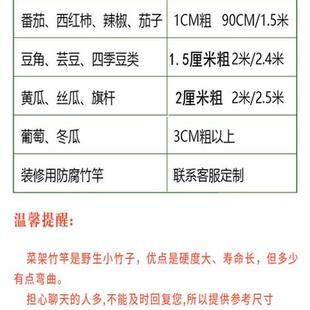 新款竹竿园艺支架豆角黄瓜支撑杆花架植物园番茄固定爬藤架菜园搭