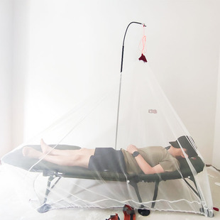 随身蚊帐单顶旅行户外蚊帐便携式可折叠临时沙发床午休酒店免安装