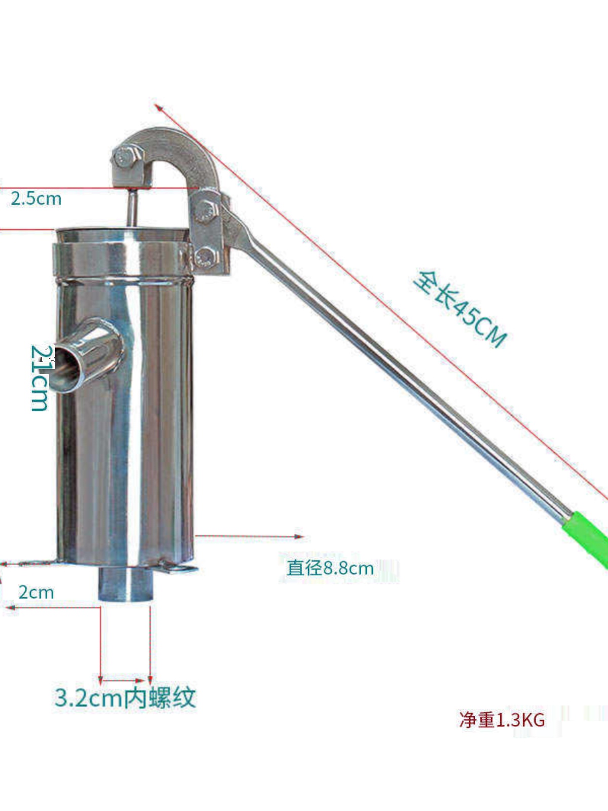 新品压水井手动老式手摇抽水泵深家用原始农村摇水机吸水器井头手