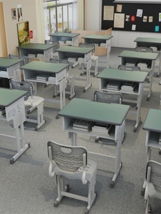 中小学生学校课桌椅培训班辅导班书桌儿童学习桌椅套装家用写字桌