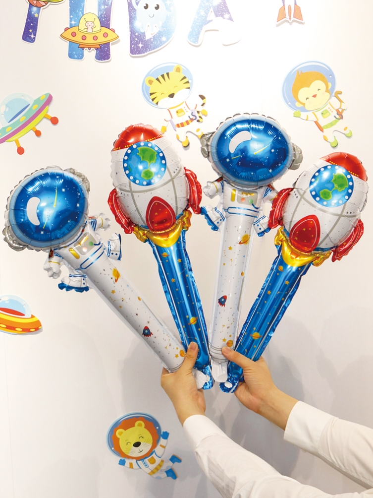 秋季运动会加油棒手持气球棒校运会手拿道具创意啦啦队开幕式助威