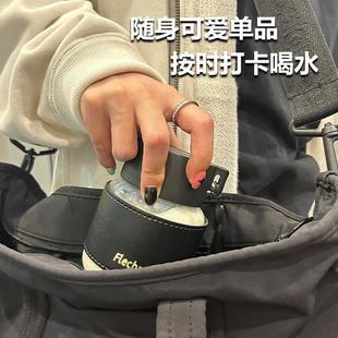 胖胖杯便携玻璃杯耐高温杯子迷你水杯家用豆浆杯牛奶杯咖啡杯外带