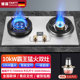 燃气灶天然气10KW猛火聚能猛火煤气灶双灶大火力天然气灶液化气炉