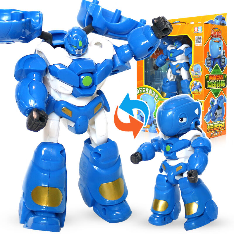 星原小宝2神勇V5队变形机器人星源小宝玩具男孩儿童变形机甲玩具|