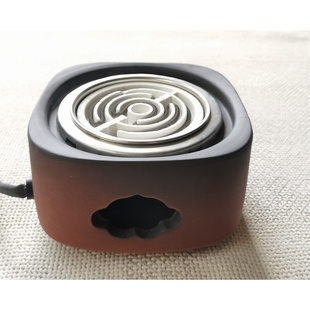 陶瓷复古电热炉温茶炉围炉煮茶炉烧水泡茶电热家用电丝加热煮茶壶