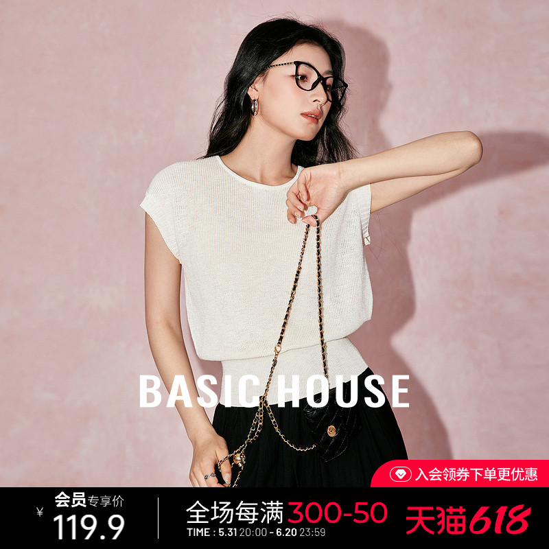 Basic House/百家好圆领