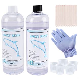 1:1 Clear Epoxy Resin Crystal Clear Art Resin Epoxy 2 Part