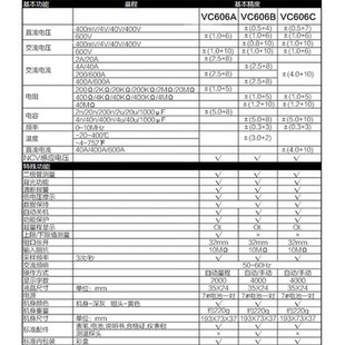 新品。VC606A钳形万用表数字高精交直流电压电流电阻电容温度电工