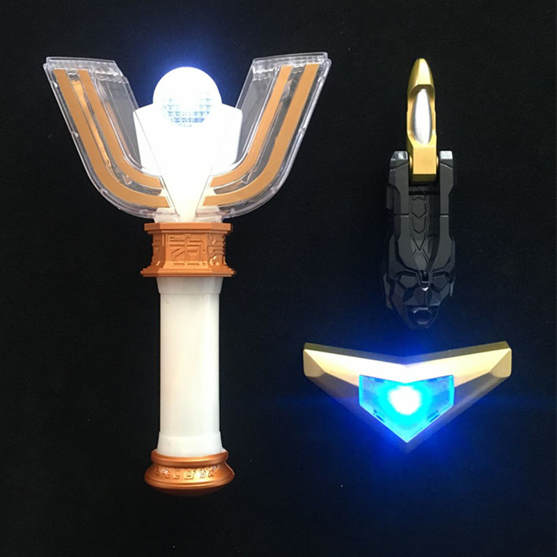 迪迦神光棒变身器盖亚蓝宝锥戴拿闪光剑平成三杰奥特漫召唤器玩具