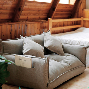 懒人沙发双人榻榻米卧室小户型网红款沙发易可折叠多功能沙发床