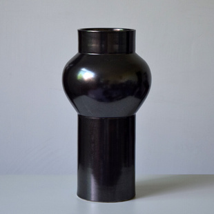 新品大口径手工陶瓷花瓶水培植物插花器中式复古桌面软装摆件罐