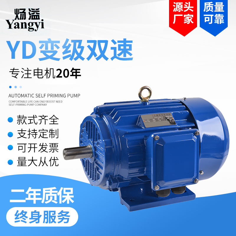 YDT200L2-8/615/20W千瓦变极多速三相异步电动机