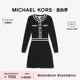 MICHAEL KORS 奥莱 女士小香风针织弹力中长款连衣裙