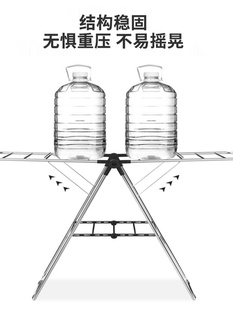 库飘窗版翼型小型晒衣架落地折叠室内晾衣杆家用阳台凉衣架晒被厂