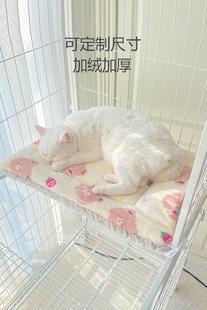 猫垫子睡觉用可固定猫笼专用平台垫猫咪睡垫宠物垫冬季保暖狗笼垫