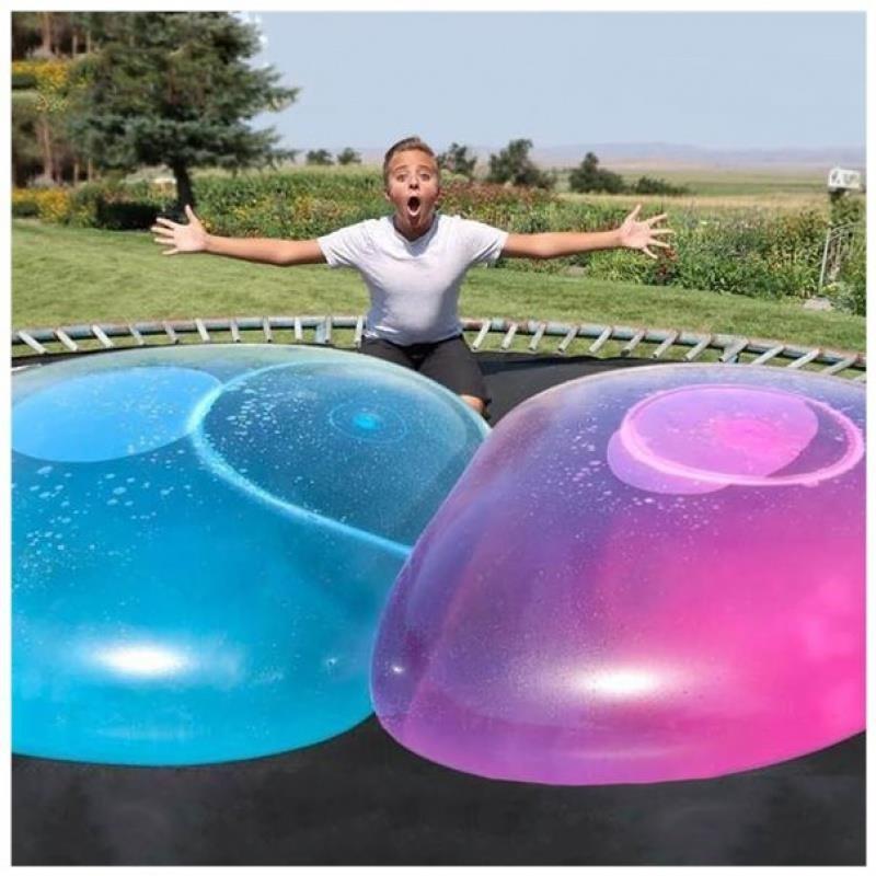 水球气球摔不破的超大不会破的充气泡泡球快速注水可以装水踩不破