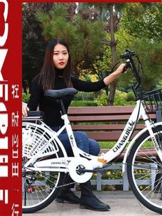 新折叠自行车超轻便携男女式新型省力可变速实心胎大中学生成人品