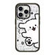DODOCASE白色线条小狗16适用iPhone15ProMax苹果12Pro卡通可爱13防摔iphone14pro镜面磁吸手机壳11情侣保护套