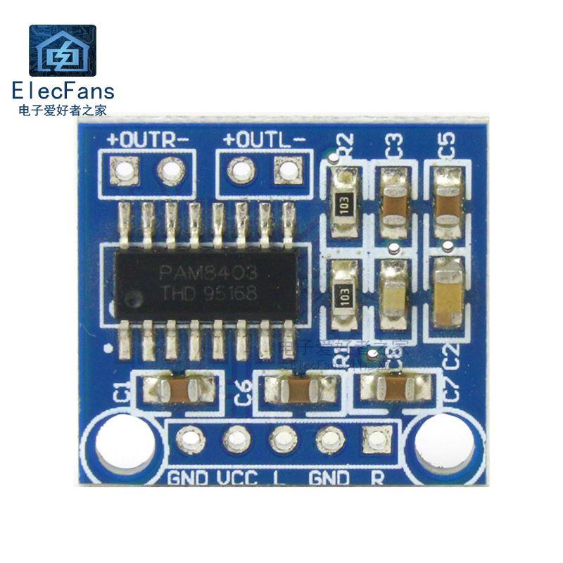 迷你数字功放板D类PAM8403 双声道2*3W瓦微型功放模块 音响音箱