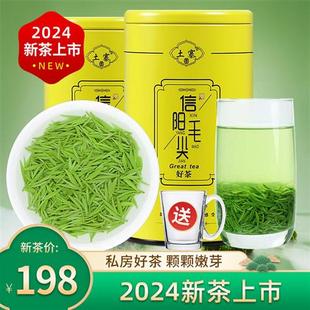 信阳毛尖2024新茶叶明前特级嫩芽绿茶春茶250g官方旗舰店自己喝