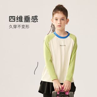 羽毛球服套装男女童秋冬加厚篮球足球跑步滑板训练儿童运动速干衣