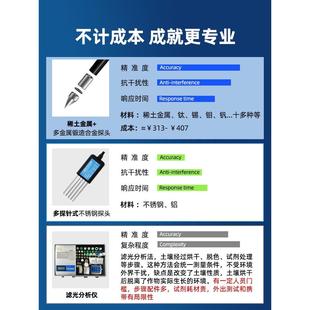 正大仪器土壤ph值检测仪ec计肥料氮磷钾温湿养分测量酸碱度测试仪