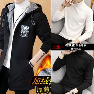 男款外套春季夹克秋冬款棉服搭配一套装春秋衣服潮流棉衣冬季风衣