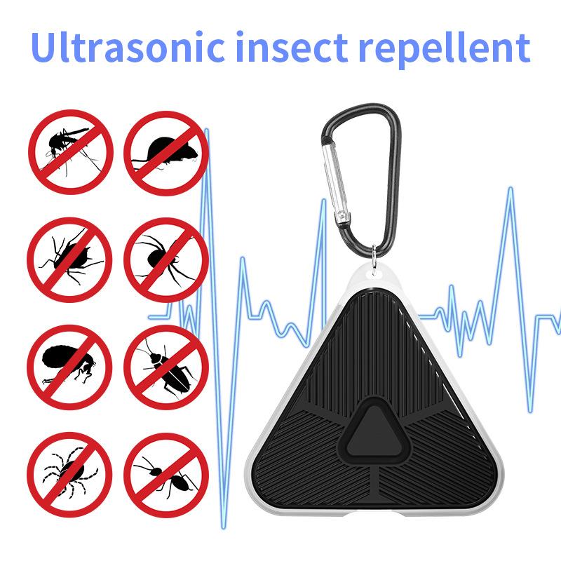 户外驱蚊器便携式超声波防跳蚤驱虫器宠物害虫控制防跳蚤防蜱虱子