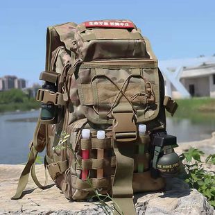 网红40L Military Tactical Backpack Army Assault Bag Molle Sy