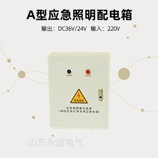 a型应急照明配电箱敏华应急照明集中电源DC24v36v分配电箱控制器