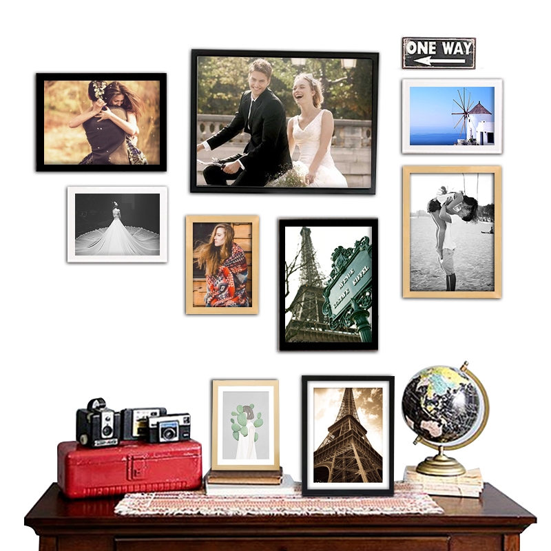 速发Free photos: a3 large photo frame hanging wall picture f