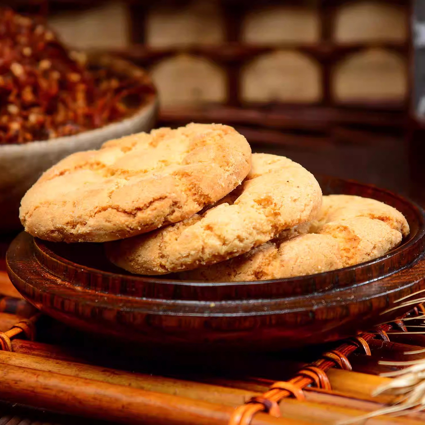 零食椰子特产糕点核桃早餐传统酥过年饼干鸡仔饼广东酥饼零食散装