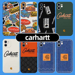 CARHARTT手机壳苹果15华为mate60pro卡哈特iPhone14Promax牛仔OPPO欧美vivo小米13潮牌12潮p60大牌50美式适用