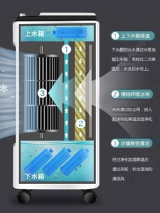 空调扇制冷家用移动冷风机水冷风扇卧室宿舍制冷器小型立式冷气机