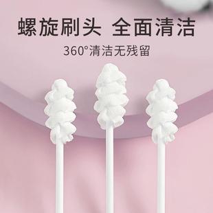 螺旋款婴儿口腔清洁器宝宝舌苔清洗舌头纱布牙刷新生儿乳牙