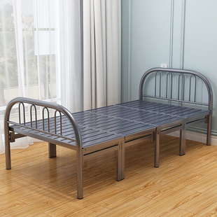 单人床可折叠床家用1米3不锈钢80公分的钢丝床90cm宽一米1二大人