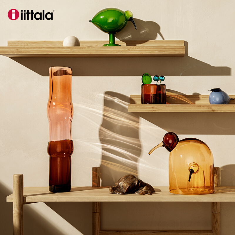 芬兰iittala伊塔拉Toikka纯手工玻璃鸟北欧艺术装饰摆件创意礼物