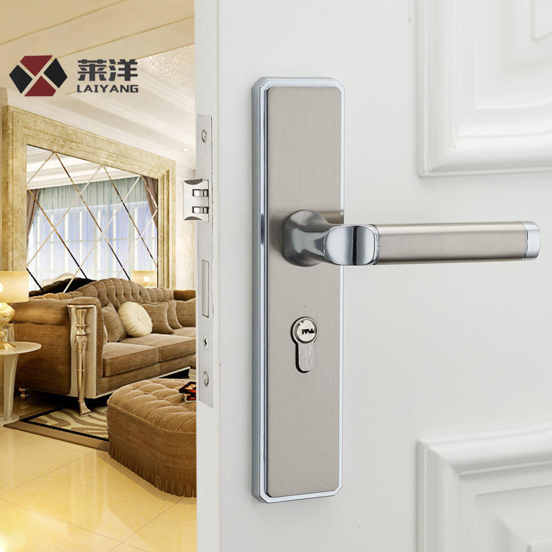 美式锌合金 室内门锁通用型 红古铜卧室房门锁简约家用执手锁