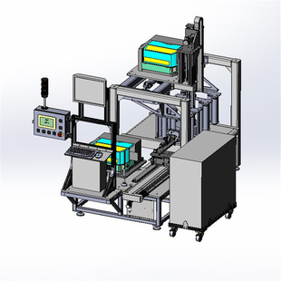 。在线式即时打印贴标机案例14套合集A376 3D图纸 机械设计素材 S