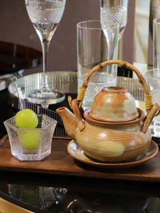 新中式茶馆创意套装陶瓷鸡尾酒杯一人份热饮酒壶粗陶咖啡茶饮酒具