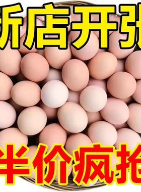 农家正宗土鸡蛋果园山散养农村笨鸡蛋新鲜营养40枚柴鸡蛋整箱批发