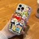 蜡笔小新适用苹果14Promax新款手机壳16promax全包防摔iPhone15高级感羽纱13/12超火爆款11可爱卡通8plus软壳