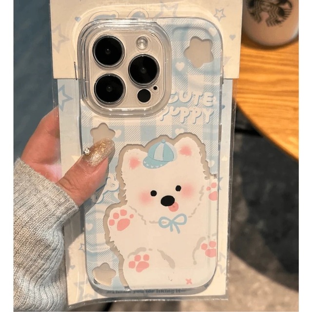 软萌小狗适用iPhone15手机壳16e少女心14promax可爱13/12全包边防摔ip11苹果8plsu的7硅胶6网红爆款x不会撞壳