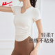 回力瑜伽短袖女速干2025新款高级感显瘦T袖专业普拉提健身服上衣