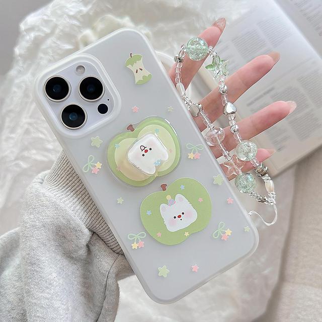 可爱旋转西高地iphone16promax手机壳苹果15立体13挂链14适用12软