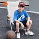 安踏儿童短袖短裤套装2025夏季新款速干T透气吸汗t恤两件套运动服