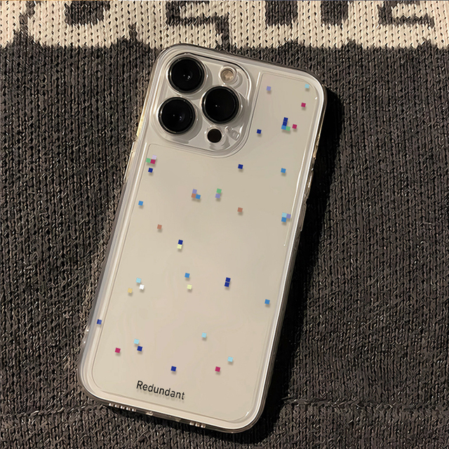 个性苹果15适用VIVOs20透明软nova14简约彩色格子13手机壳iPhone16promax创意华为mate70小众OPPOFINDX8SPLUS