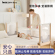 乐小七拼接床婴儿床儿童床榉木升降护栏宝宝床边加宽大人可睡实木