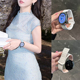 张婧仪同款适用华为gt5/4手表表带gt3pro磁吸硅胶watch4腕带时尚高级夏季女士gt2新款Pro男女款智能荣耀9手环