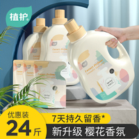 【新升级樱花香】植护香水洗衣液整箱批家用持久留香味持久实惠装